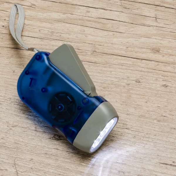 Lanterna de Dínamo com 3 LEDs Personalizada 