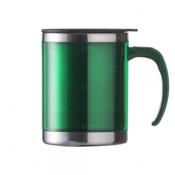 Caneca em Inox e Acrílico 400ml Personalizada 
