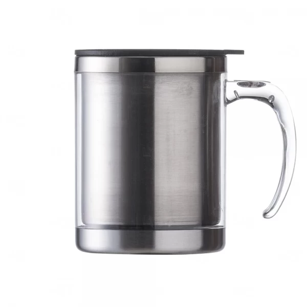 Caneca em Inox e Acrílico 400ml Personalizada 