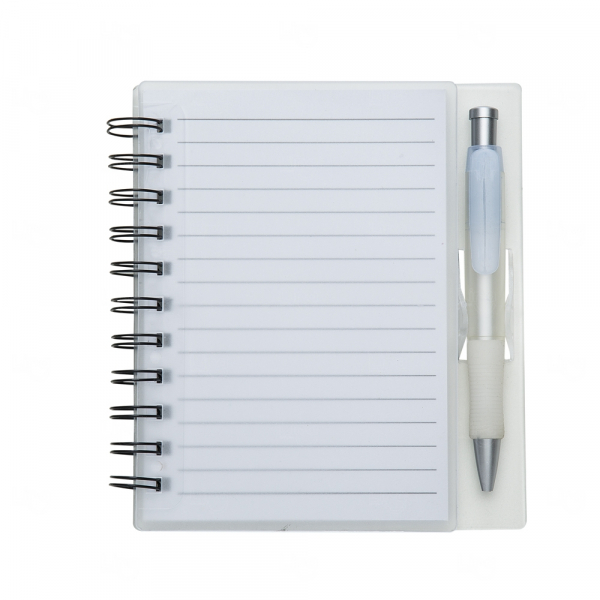 Caderno com Caneta Personalizada - 16,1 x 14,8 cm 