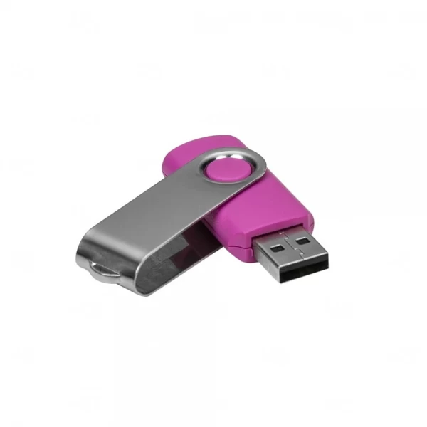 Pen Drive 8GB com Tampa Giratória Personalizado 