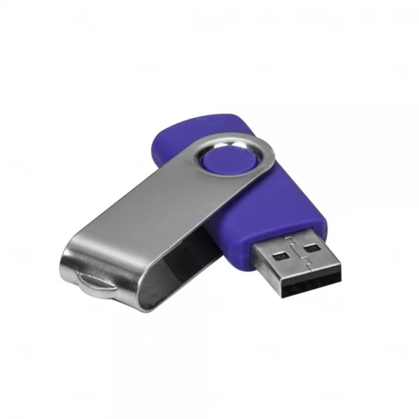 Pen Drive 8GB com Tampa Giratória Personalizado 