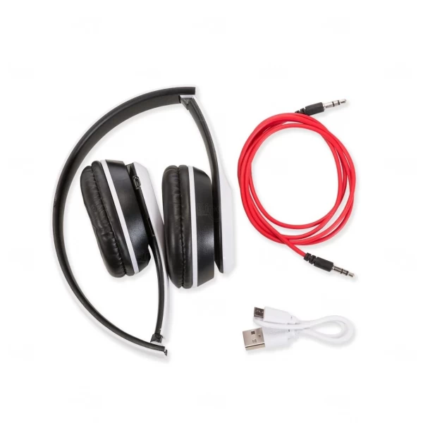 Fone de Ouvido Bluetooth com Rádio FM Personalizado 