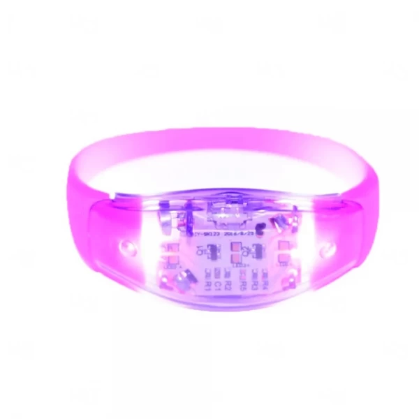 Pulseira de LED Ativada por Som Personalizada 