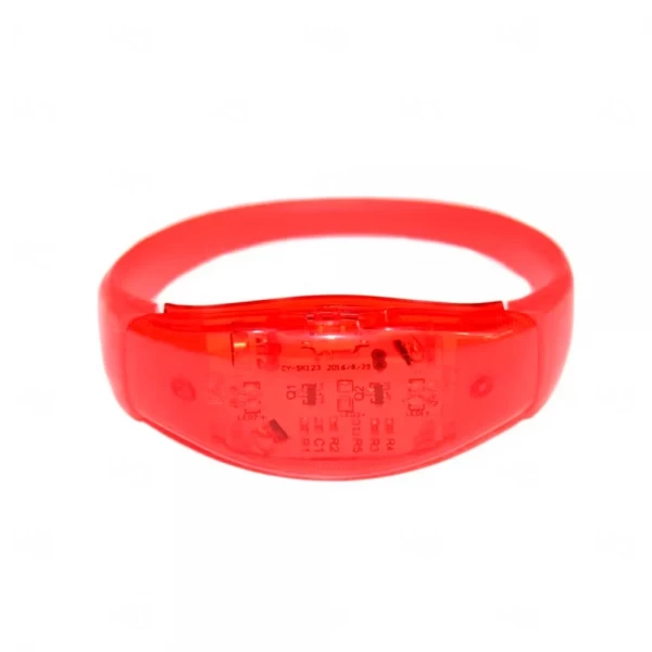 Pulseira de LED Ativada por Som Personalizada 