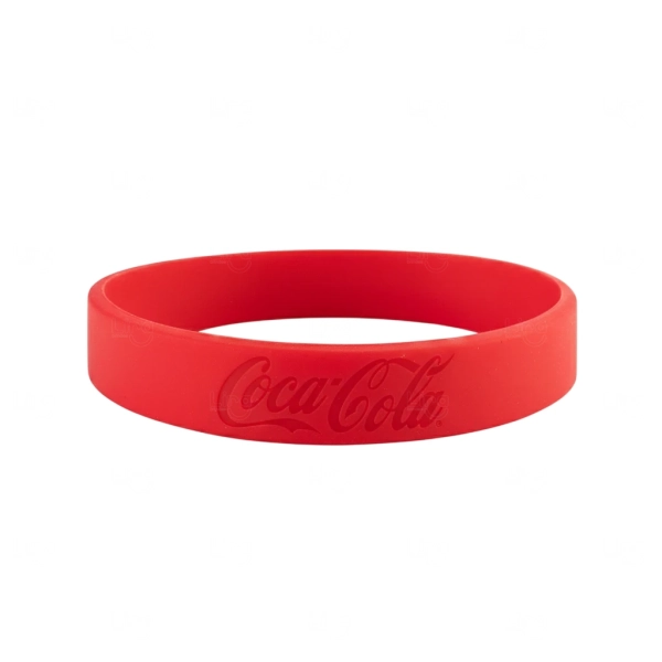 Pulseira Emborrachada Personalizada - Silicone ou Laprene 