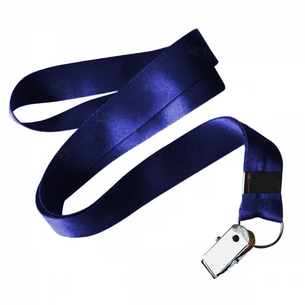 Cordão para Crachá com Jacaré Personalizado - 1,2 cm x 85 cm 