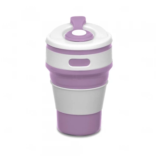 Copo Retrátil de Silicone 350ml Personalizado 