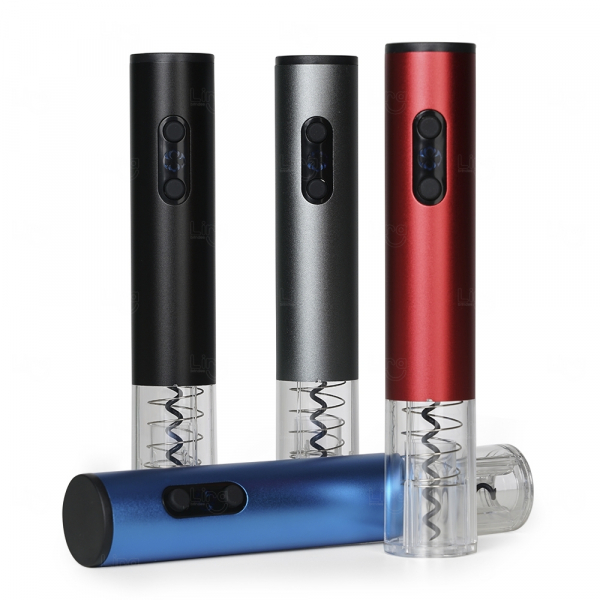 Abridor Saca-Rolhas Elétrico para Vinho com LED Personalizado 