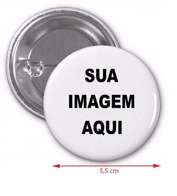 Botton Americano 5,5 cm Personalizado 