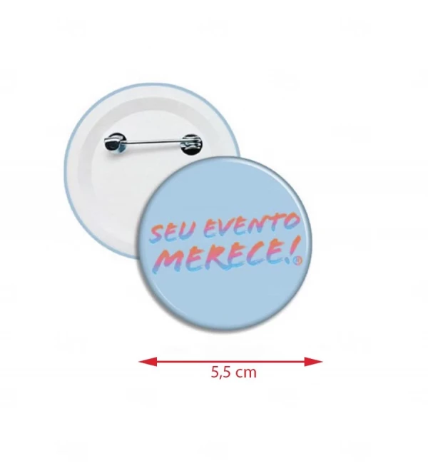 Botton Americano 5,5 cm Personalizado 