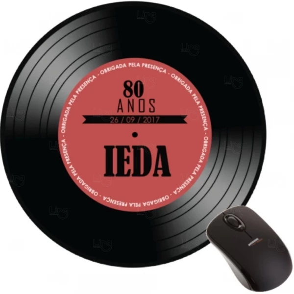 Mouse Pad Redondo 100% Personalizado 