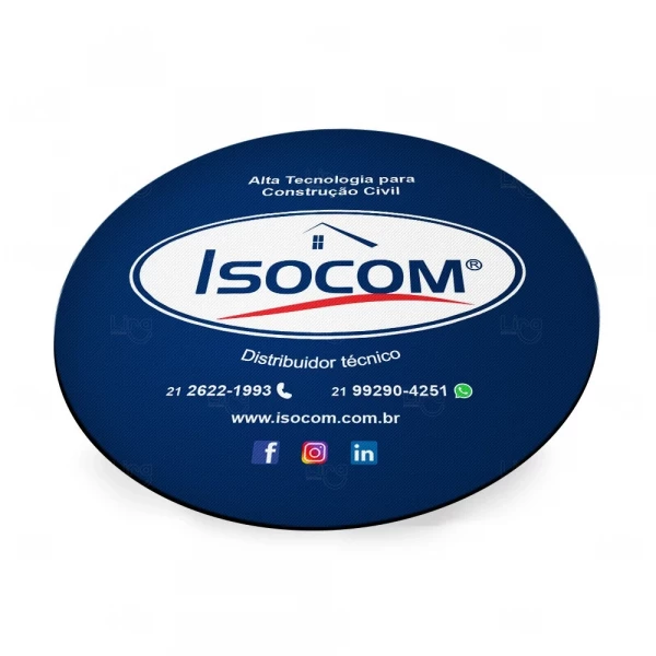 Mouse Pad Redondo 100% Personalizado 