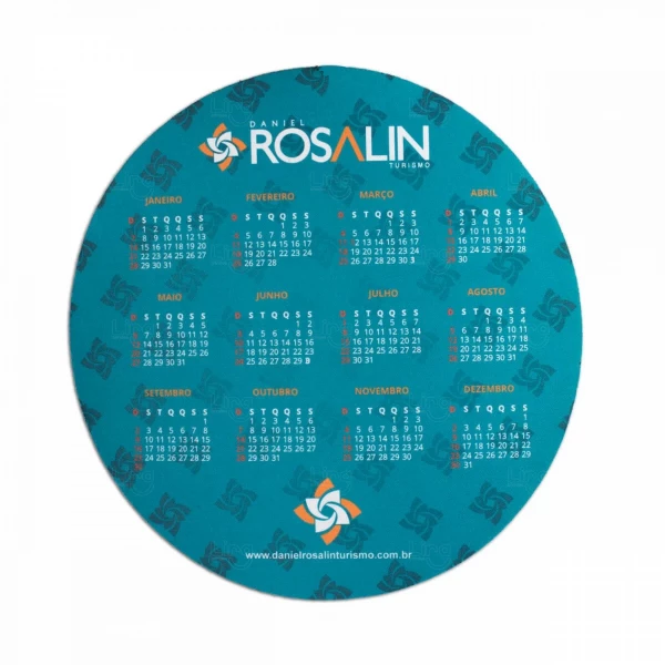 Mouse Pad Redondo 100% Personalizado 
