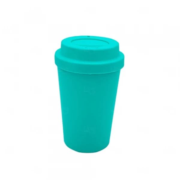 Copo com Tampa Reutilizável Personalizado - 400ml 