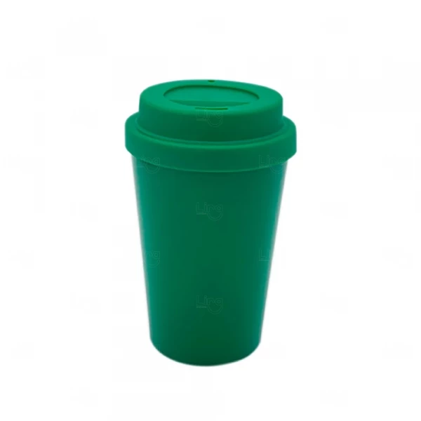 Copo com Tampa Reutilizável Personalizado - 400ml