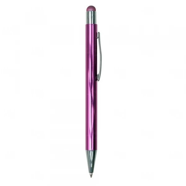 Caneta Touch Metal Brilhante Personalizada 