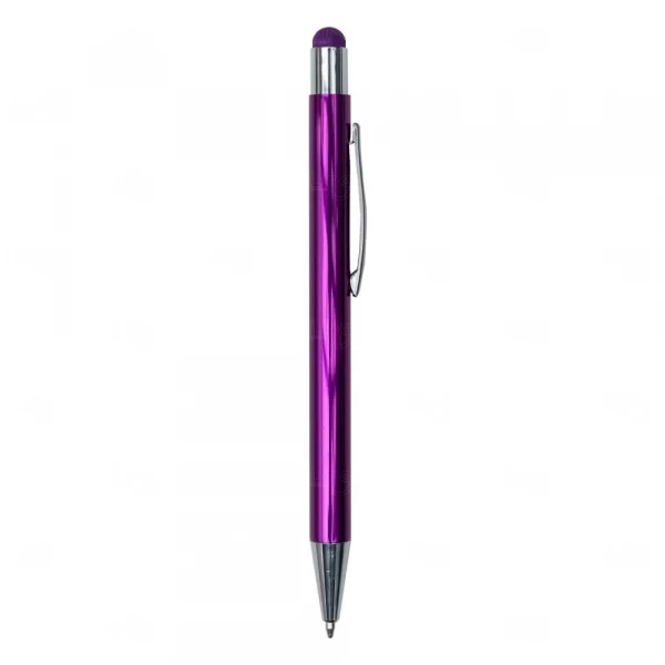 Caneta Touch Metal Brilhante Personalizada 