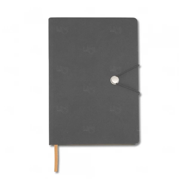 Moleskine com Fecho de Pino Personalizado - 21 x 14,8 cm 