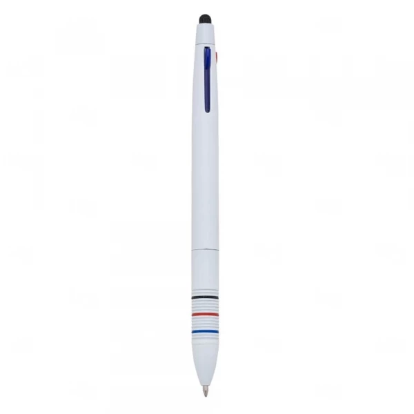 Caneta Plástica Touch 3 Cores Personalizada 