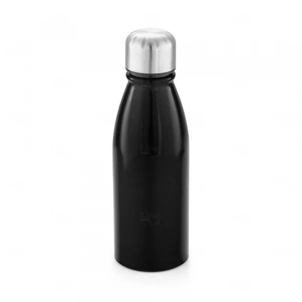 Garrafa de Alumínio 500ml com Tampa Inox Personalizada 