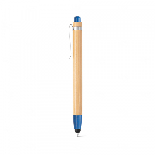 Caneta em Bambu com Touch Personalizada 