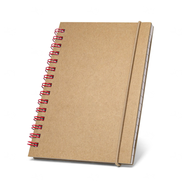 Caderno de Bolso Ecológico com Espiral Personalizado - 14 x 10 cm 