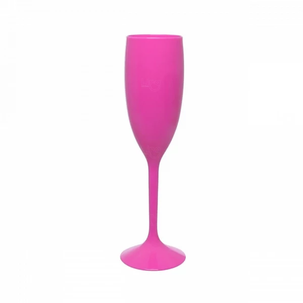 Taça de Champagne 160ml em Plástico Cristal Personalizada 