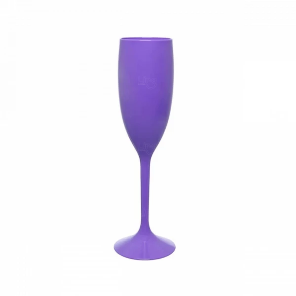 Taça de Champagne 160ml em Plástico Cristal Personalizada 