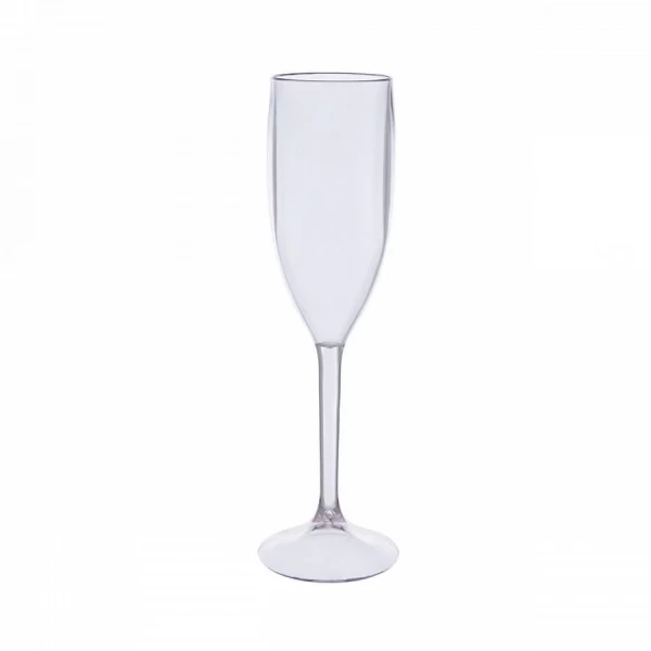 Taça de Champagne 160ml em Plástico Cristal Personalizada 