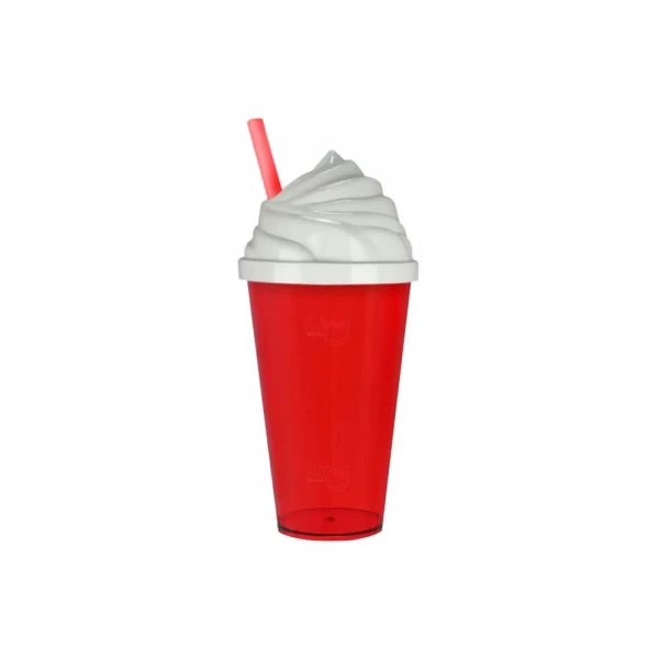Copo Plástico 550 ml Tampa de Sorvete Personalizado 