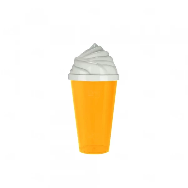 Copo Plástico 550 ml Tampa de Sorvete Personalizado 