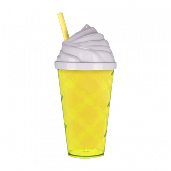 Copo Plástico 550 ml Tampa de Sorvete Personalizado 