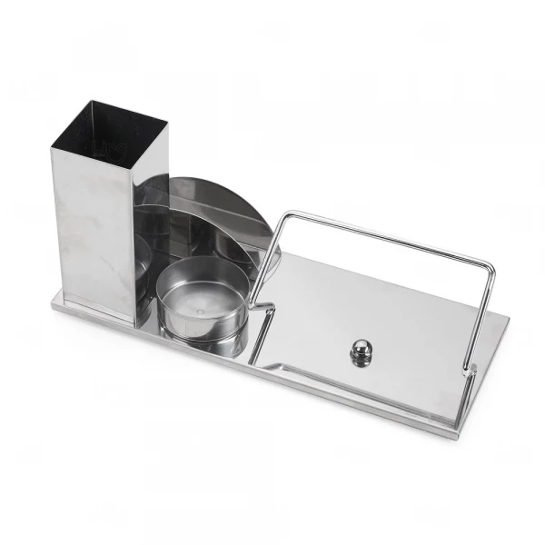 Kit Escritório Inox 4 em 1 Personalizado 