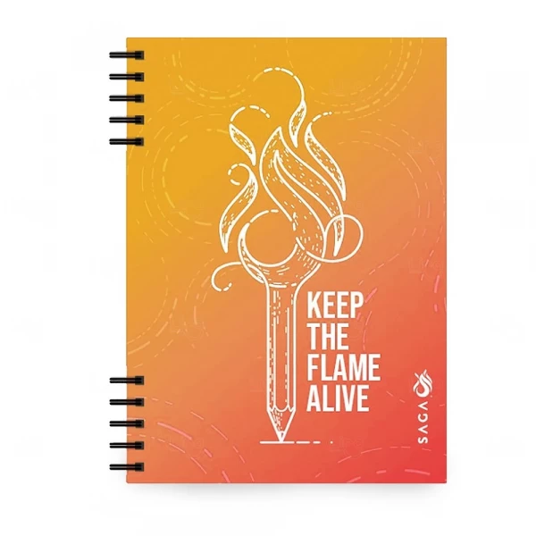 Caderno 100% Personalizado Capa Dura - 24 x 18cm 