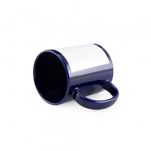 Caneca de Cerâmica com Tarja Personalizada - 325ml 