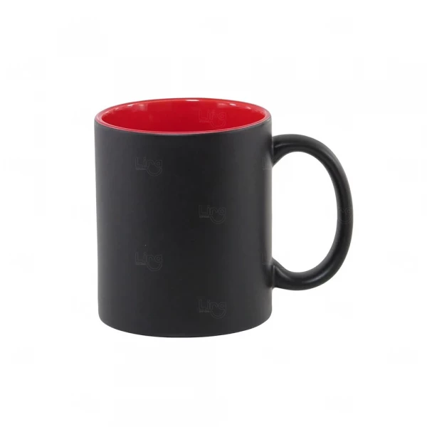 Caneca Mágica 325ml com Interior Colorido Personalizada 