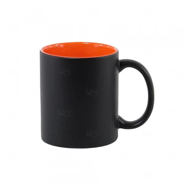 Caneca Mágica 325ml com Interior Colorido Personalizada 
