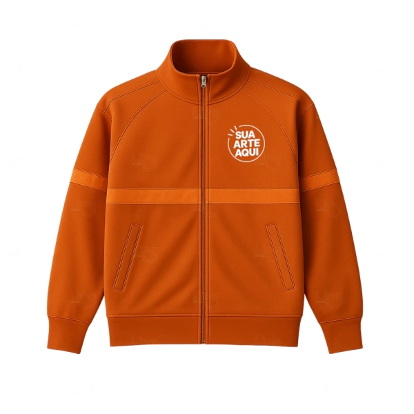 Jaqueta 100% Personalizada com Zíper 