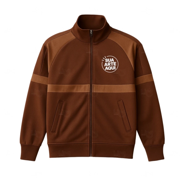 Jaqueta 100% Personalizada com Zíper 