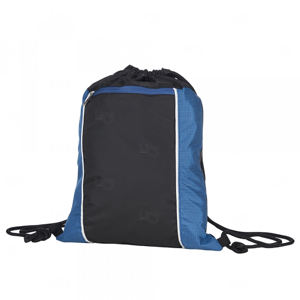 Sacochila Impermeável com Bolso Personalizada - 42,7 x 33 cm 