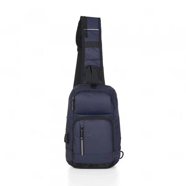 Mochila de Ombro 10L em Couro Sintético Personalizada 