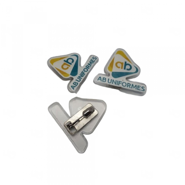 Pin de Acrílico Personalizado com Corte Especial 