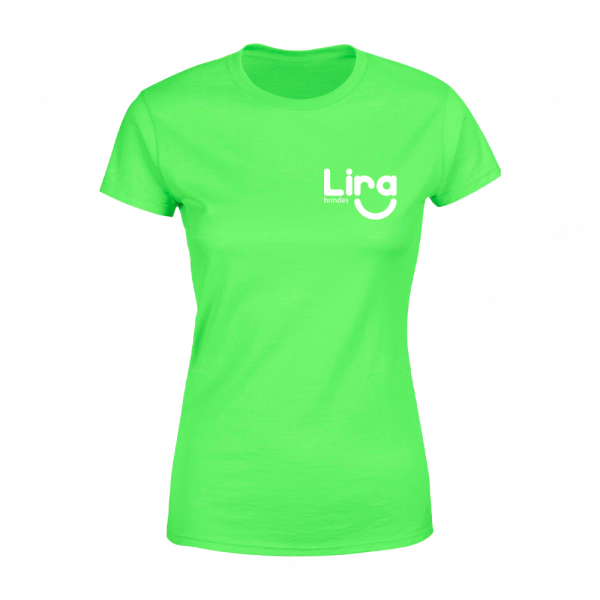 Camiseta Baby Look 100% Algodão Personalizada 