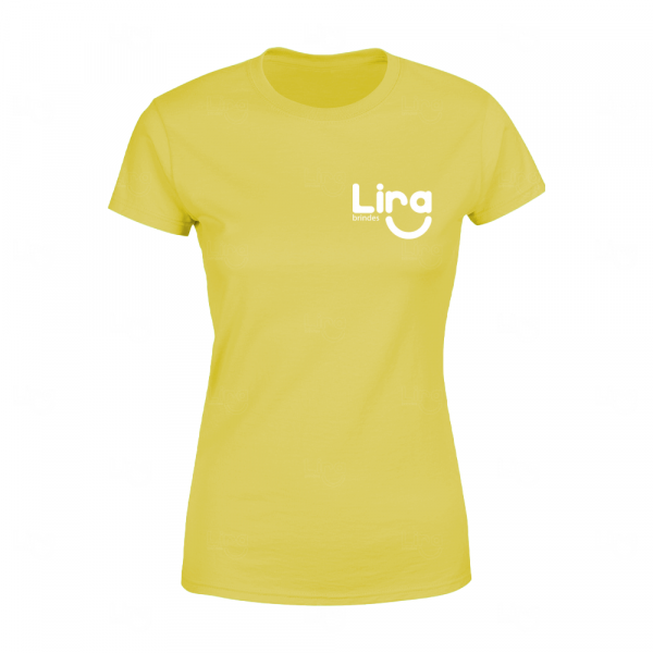 Camiseta Baby Look 100% Algodão Personalizada 