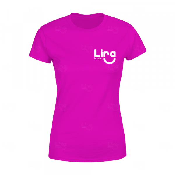 Camiseta Baby Look 100% Algodão Personalizada 