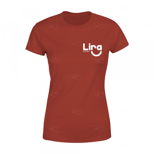 Camiseta Baby Look 100% Algodão Personalizada 