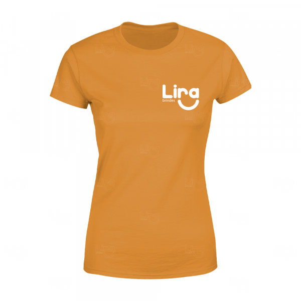 Camiseta Baby Look 100% Algodão Personalizada 