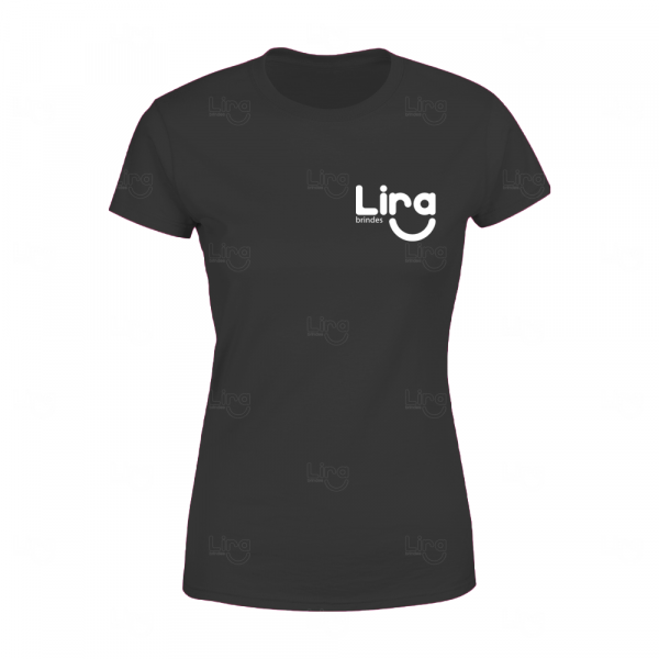 Camiseta Baby Look 100% Algodão Personalizada 