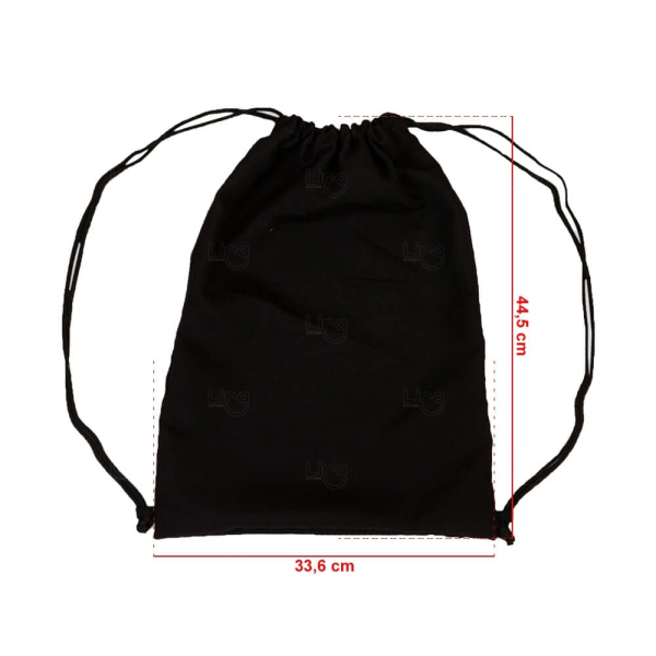 Mochila Saco Personalizada - 44,5 x 33,6 cm 